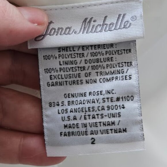 NWT Fancy Cream & Gold Toddler Dress - Size 2T - Picture 8 of 8